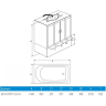 Душевой бокс ERLIT COMFORT ER4515TP-C4-RUS